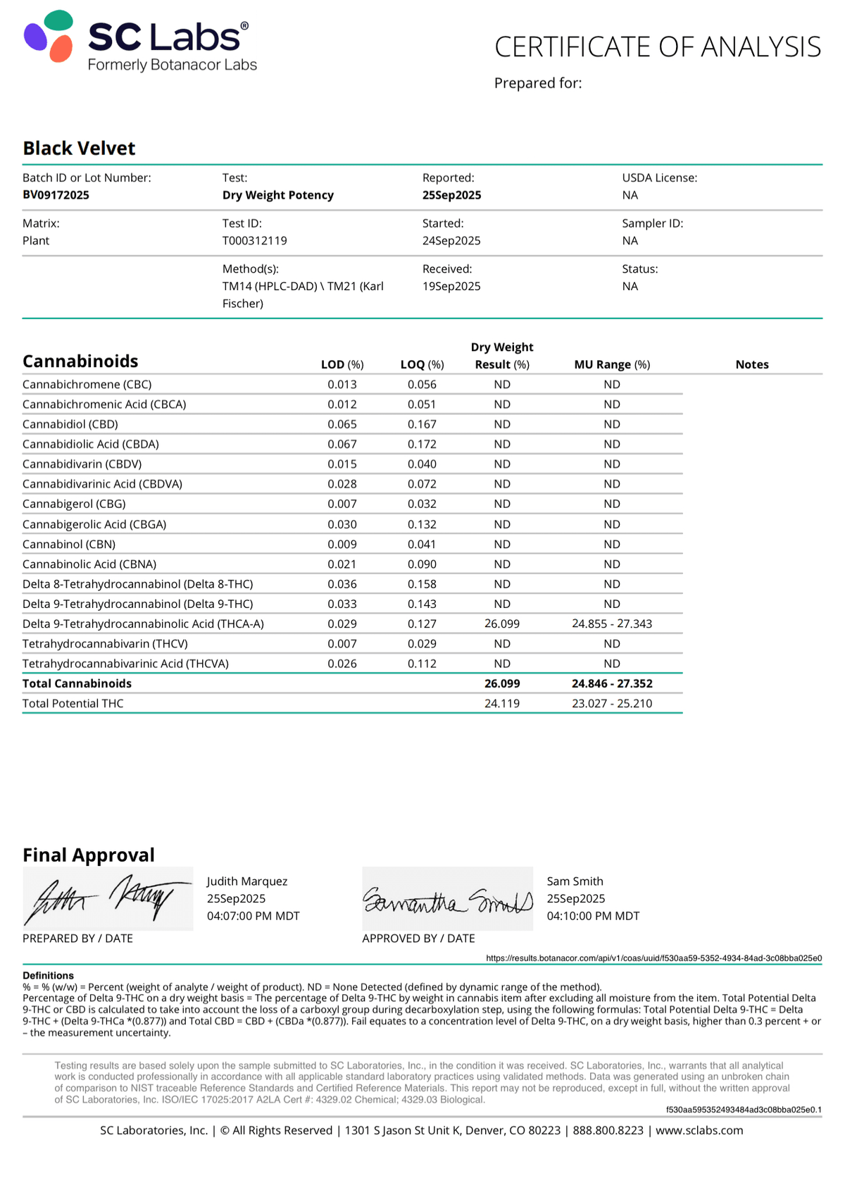 NEW! Black Velvet (THC-A)