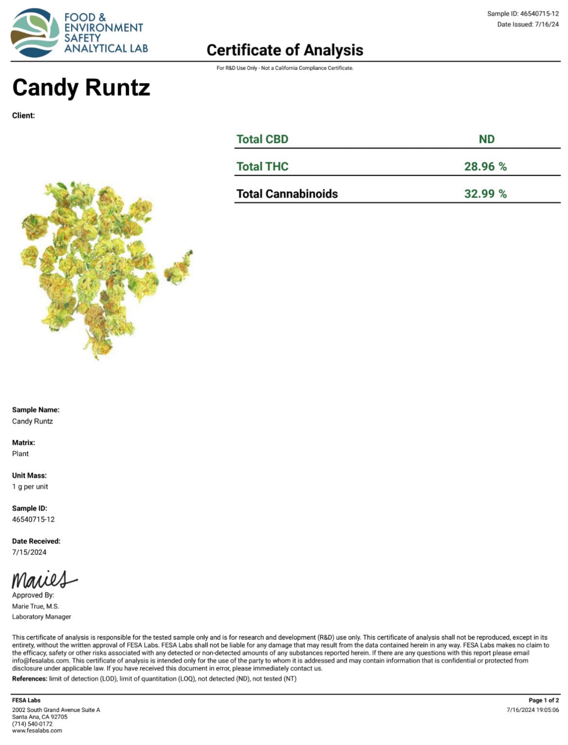Candy Runtz - THCA Flower - BackWoodz