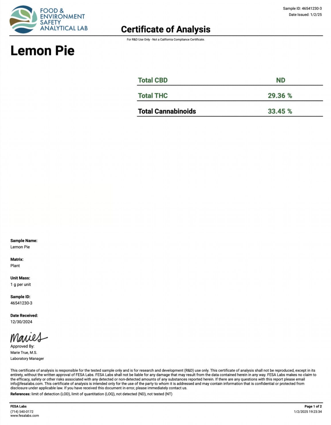 BackWoodz - Lemon Pie THCA Flower