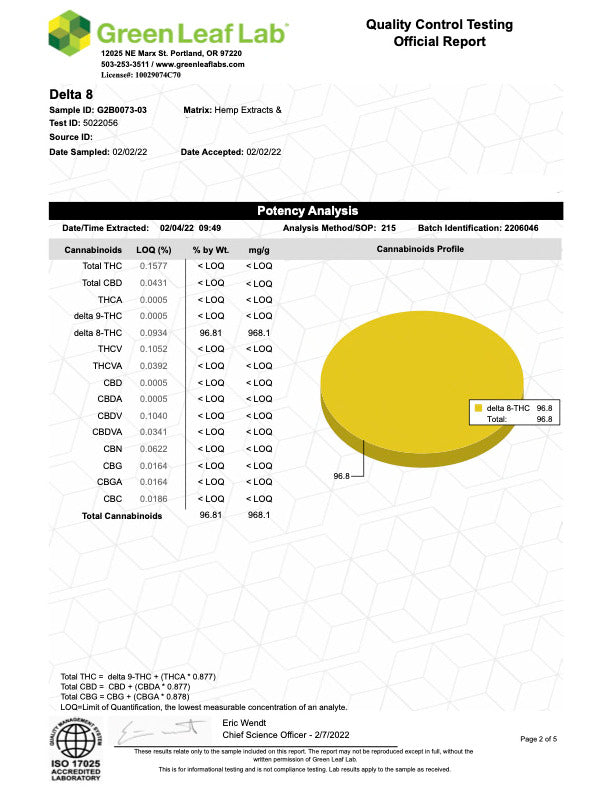 Delta 8 THC Cartridge - Backwoodz Cartel Cannabis