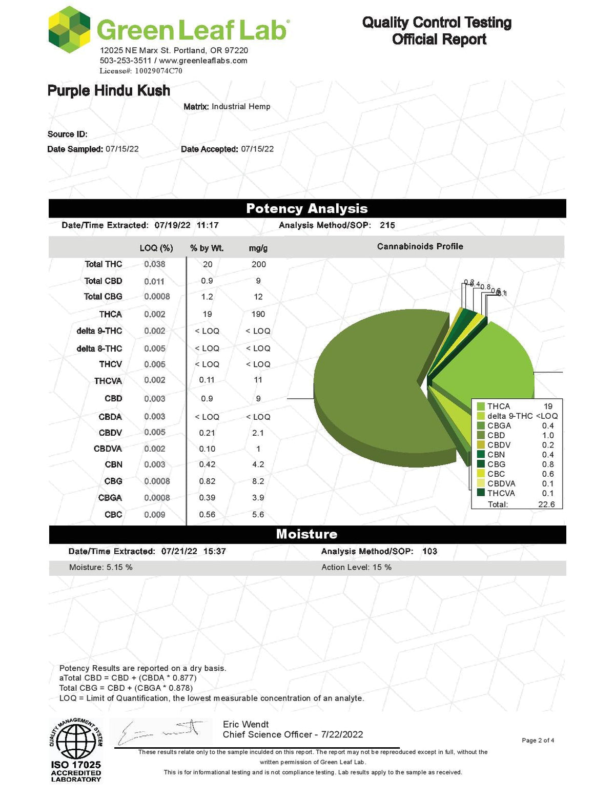 Purple Hindu Kush THC-A Flower - BackWoodz Cartel Cannabis